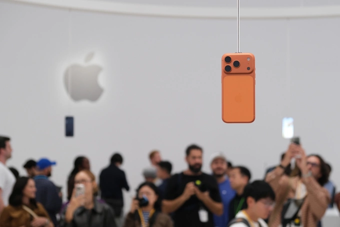 iPhone 17 Pro và 17 Pro Max tại lễ ra mắt ở Apple Park. Ảnh: Tuấn Hưng