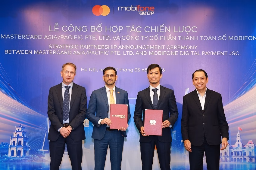 Mastercard và Công ty Cổ phần Thanh toán số - MDP chính thức công bố hợp tác chiến lược nhằm nâng cấp hạ tầng tài chính số.